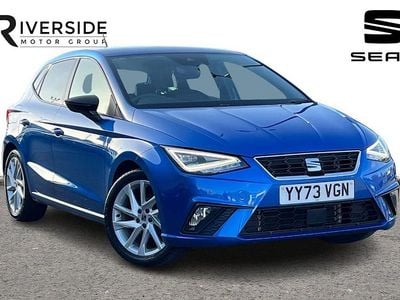 Used Seat Ibiza FR 95 HP (69 kW) 2023 Sapphire blue Hatchback