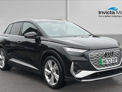 Used Audi Q4 e-tron S-Line 125 kW (170 HP) 2023 Black SUV