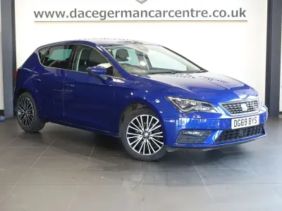 Used Seat Leon XCELLENCE Lux 150 HP (110 kW) 2019 Blue Hatchback
