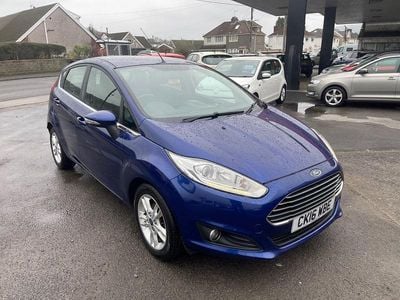 Used Ford Fiesta Zetec 2016 Blue Hatchback
