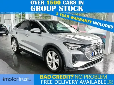 Used Audi Q4 Sportback e-tron S-Line 125 kW (170 HP) 2023 Silver SUV