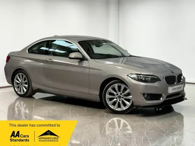 Used BMW 218 Luxury Line 136 HP (100 kW) 2016 Silver Coupe