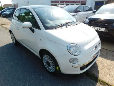 Used Fiat 500 S 69 HP (50 kW) 2013 White Hatchback