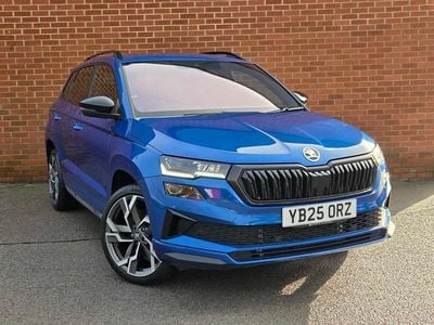 Blue Used 2025 Skoda Karoq SportLine SUV | £27,873 (Fair price)