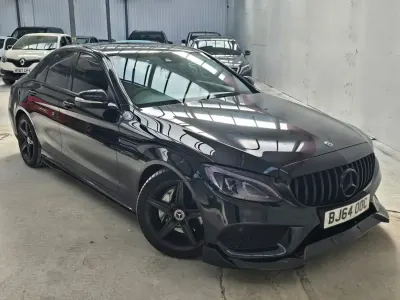 Used Mercedes C220 AMG line 170 HP (125 kW) 2014 Black Sedan