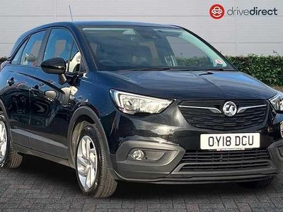 Used Vauxhall Crossland X S 99 HP (72 kW) 2018 Black SUV