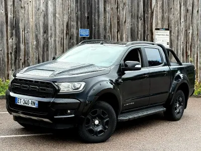 Used Ford Ranger Limited 200 HP (147 kW) 2018 Black Pickup