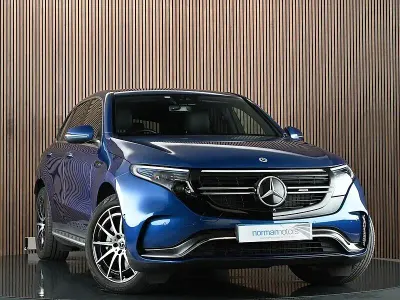 Used Mercedes EQC400 AMG line 300 kW (408 HP) 2023 Blue SUV