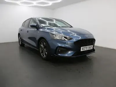 Used Ford Focus ST-Line 125 HP (91 kW) 2020 Blue Hatchback