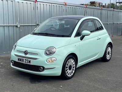 Green Used 2017 Fiat 500 Lounge Hatchback | £7,295 (Fair price)