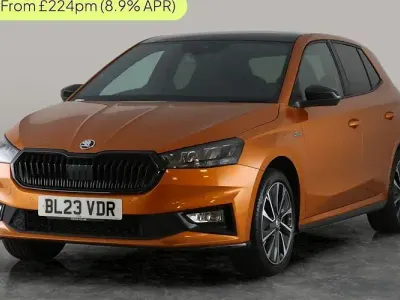 Used Skoda Fabia Monte Carlo 110 HP (80 kW) 2023 Orange Hatchback