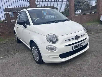 Used Fiat 500 Pop 69 HP (50 kW) 2016 White Hatchback