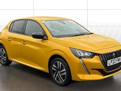 Used Peugeot 208 Allure Premium 102 HP (75 kW) 2022 Yellow Hatchback