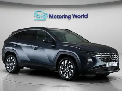 Begagnad Hyundai Tucson Premium 150 HK (110 kW) 2021 Blå SUV