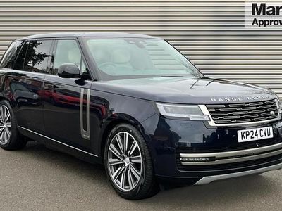 Constellation blue in gloss finish Used 2024 Land Rover Range Rover Autobiography SUV | £117,098 (Expensive)