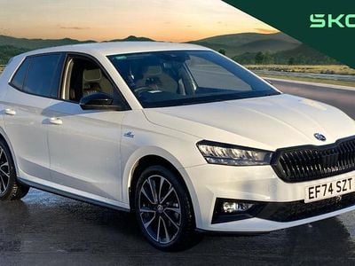 White Used 2024 Skoda Fabia Monte Carlo Hatchback | £18,231 (Fair price)