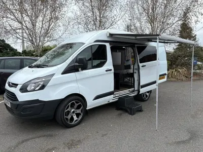 Used Ford Transit Custom 100 HP (73 kW) 2015 White Van