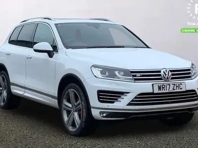 Used VW Touareg R-line Plus 262 HP (192 kW) 2017 White SUV