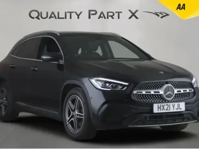 Used Mercedes GLA180 AMG Line Premium 136 HP (100 kW) 2021 Black SUV
