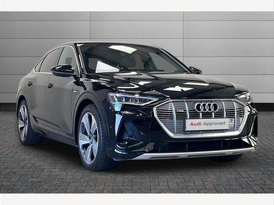 Black Used 2022 Audi e-tron Sportback S-Line SUV | £24,790 (A bit pricey)