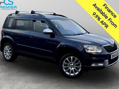 Used Skoda Yeti SE 105 HP (77 kW) 2014 Blue SUV