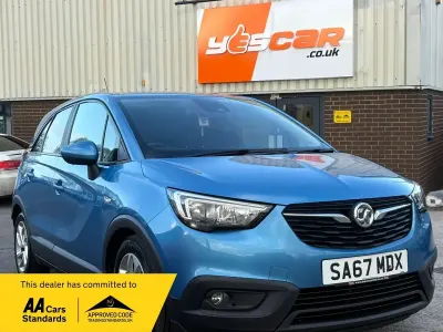Gebraucht Vauxhall Crossland X S 99 PS (72 kW) 2017 Blau SUV