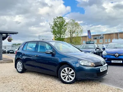 Used VW Golf VII Match 105 HP (77 kW) 2012 Blue Hatchback