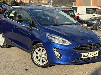 Used Ford Fiesta Zetec 100 HP (73 kW) 2017 Blue Hatchback