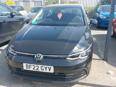 Used VW Golf VIII Life 130 HP (95 kW) 2022 Black Hatchback