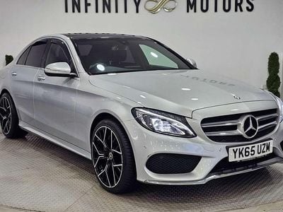 Silver Used 2015 Mercedes C250 AMG Line Premium Sedan | £12,900 (Fair price)