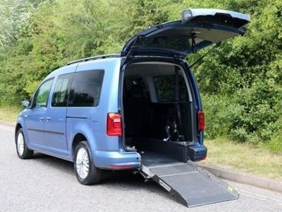 used VW Caddy Maxi 5 Seat Auto Euro 6 Wheelchair accessible Disabled Access Ramp Car MPV