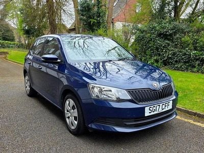 Used Skoda Fabia 60 HP (44 kW) 2017 Blue Hatchback