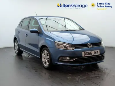 Usado VW Polo Match 2016 Azul Citadino