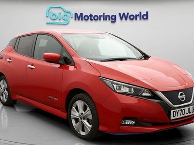 Used Nissan Leaf Tekna 160 kW (218 HP) 2020 Red Hatchback