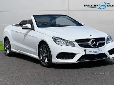 Używany Mercedes E350 AMG line 2014 Biały Kabriolet
