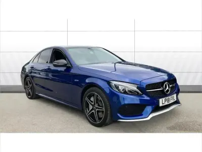 Begagnad Mercedes C43 AMG Premium 362 HK (266 kW) 2018 Blå Sedan