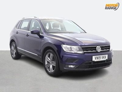 Usado VW Tiguan Match 130 HP (95 kW) 2019 Azul SUV