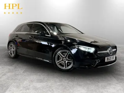Used Mercedes A190 AMG line 190 HP (139 kW) 2021 Black Hatchback