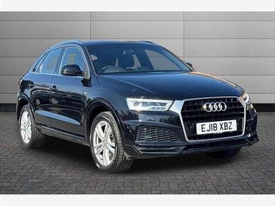 Used Audi Q3 S-Line 150 HP (110 kW) 2018 Black SUV