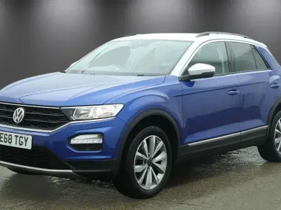 Begagnad VW T-Roc Design 150 HK (110 kW) 2018 Blå SUV