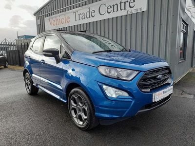 Used Ford Ecosport ST-Line 125 HP (91 kW) 2018 Blue SUV