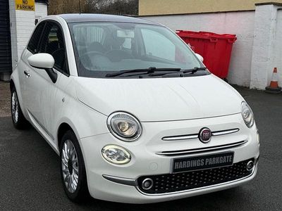 Used Fiat 500 Lounge 69 HP (50 kW) 2017 White Hatchback