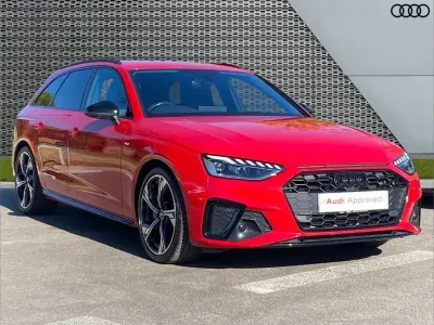 Used Audi A4 Black Edition 200 HP (147 kW) 2022 Red Estate