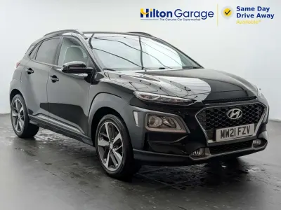 Second-hand Hyundai Kona Premium 120 CP (88 kW) 2021 Negru SUV