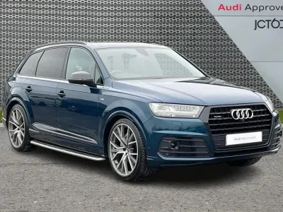 Used Audi Q7 Advanced 281 HP (206 kW) 2019 Blue SUV