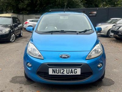 Used Ford Ka Zetec 2012 Blue Hatchback