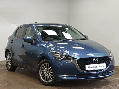 Begagnad Mazda 2 Inclusive 90 HK (66 kW) 2022 Blå Halvkombi