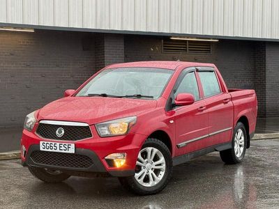 Red Used 2015 Ssangyong (KGM) Korando Pickup | £3,990