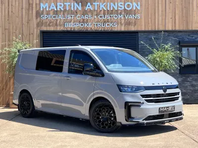 New VW T7 Pro 150 HP (110 kW) 2025 Stone grey Van