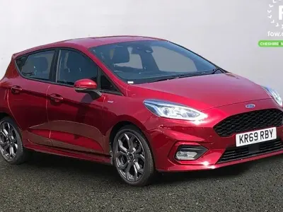 Used Ford Fiesta ST-Line 125 HP (91 kW) 2019 Red Hatchback
